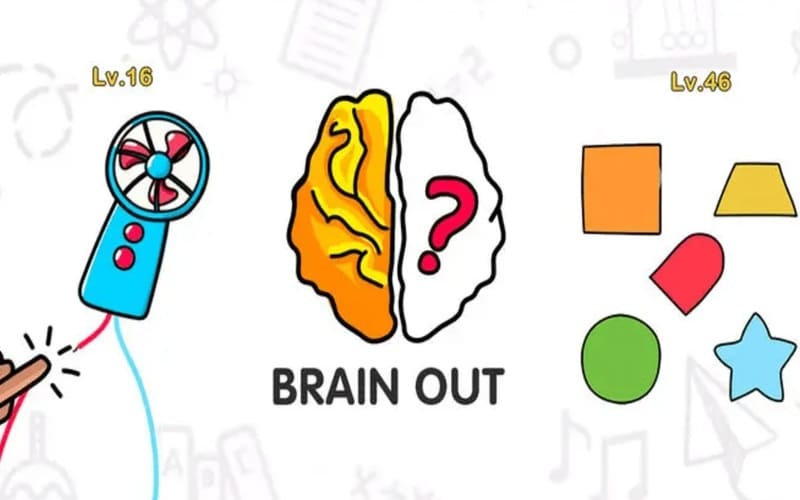 Brain out - game tư duy hài hước với những câu đố mẹo thú vị.