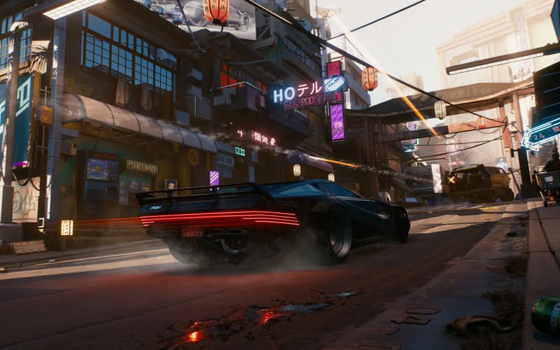 Pha hành động kịch tính và bắn súng tốc độ cao trong Cyberpunk 2077