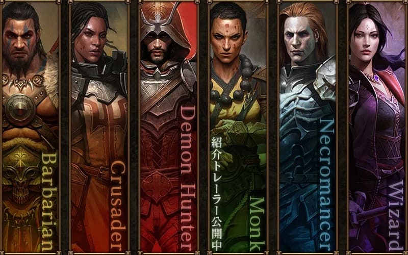 Nhiều nhân vật với phong cách chiến đấu khác nhau trong Diablo Immortal